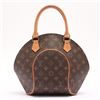 Image 1 : Louis Vuitton Brown Monogram Canvas Leather Ellipse PM Handbag