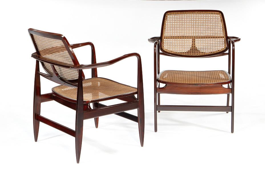 Sergio Rodrigues Pair Of Oscar Chairs