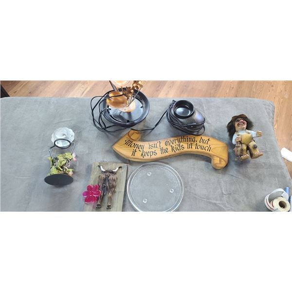MINI FOUNTAIN, PLUGGIN CANDLE/BURNER, AND OTHER MISC.
