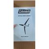Image 4 : COLEMAN 400W WIND GENERATOR - LAND AND MARINE APPLICATIONS. 120V TURBINE - NEW IN BOX. RETAILS AT $5