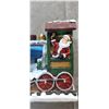 Image 3 : CHRISTMAS TRAIN LIGHTS UP AND PLAYS CARROLS WITH WIND UP