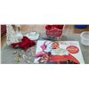 Image 1 : CHRISTMAS ORNAMENTS AND SOME MINI CRYSTAL FIGURINES