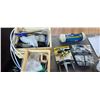 Image 1 : MELNOR 106' -32M COVERAGE GARDEN SPRINKLER HEAD , 100' 3/8" ROPE AND TWO MISC BOXES