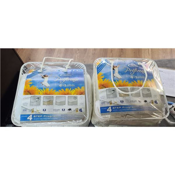 PREFERENCE 4 IN 1 MATTRES PROTECTORS QTY X 2