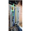 Image 1 : RULE METER, SQUEEGY, FIBRE CLOTH CAR WASH BRUSH, AND AWNING CRANK HANDLE