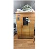 Image 17 : HEALTH MATE INFRARED SAUNA MODEL NUMER 012-0034C  HM-NSE-2-CD. COMES WITH BUILT IN RADIO. 74" X 49" 