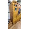 Image 19 : HEALTH MATE INFRARED SAUNA MODEL NUMER 012-0034C  HM-NSE-2-CD. COMES WITH BUILT IN RADIO. 74" X 49" 