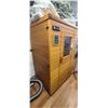 Image 24 : HEALTH MATE INFRARED SAUNA MODEL NUMER 012-0034C  HM-NSE-2-CD. COMES WITH BUILT IN RADIO. 74" X 49" 