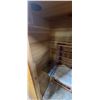 Image 36 : HEALTH MATE INFRARED SAUNA MODEL NUMER 012-0034C  HM-NSE-2-CD. COMES WITH BUILT IN RADIO. 74" X 49" 