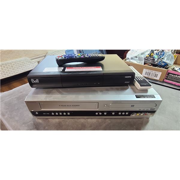 RECIEVERS & MAGNAVOX VCR AND DVD WRITTER/RECORDER INCLS: REMOTE