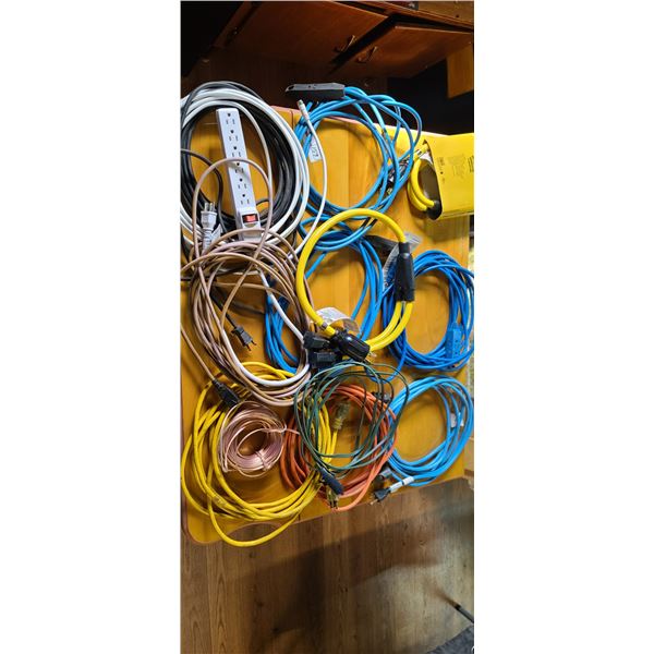 EXTENSION CORDS AND SPEAKER WIRE