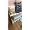 Image 10 : HAMILTON BEACH IRON, IRONING BOARD, SHELVING UNIT