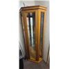 Image 2 : CORNER DISPLAY CABINET WITH LIGHTING AND GLASS SHELVES