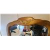 Image 14 : TWO MATCHING SOLID WOOD DOUBLE HIGHBOY DRESSERS ONE WITH JEWELRY DRAWS AND CLOTHING DRAWERS THE OTHE
