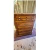 Image 16 : TWO MATCHING SOLID WOOD DOUBLE HIGHBOY DRESSERS ONE WITH JEWELRY DRAWS AND CLOTHING DRAWERS THE OTHE
