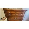 Image 18 : TWO MATCHING SOLID WOOD DOUBLE HIGHBOY DRESSERS ONE WITH JEWELRY DRAWS AND CLOTHING DRAWERS THE OTHE