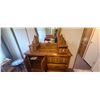 Image 9 : TWO MATCHING SOLID WOOD DOUBLE HIGHBOY DRESSERS ONE WITH JEWELRY DRAWS AND CLOTHING DRAWERS THE OTHE