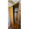 Image 3 : LARGE CUPBARD/CABINET WITH SLIDING DOORS, ONE SHELF AND CLOTHES RACK SIZE 3' X 2 X6'