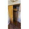 Image 6 : LARGE CUPBARD/CABINET WITH SLIDING DOORS, ONE SHELF AND CLOTHES RACK SIZE 3' X 2 X6'