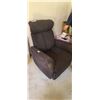 Image 1 : SWIVEL ROCKER CHAIR. CHARCO COLOUR AND MADE WITH OAK