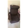 Image 2 : SWIVEL ROCKER CHAIR. CHARCO COLOUR AND MADE WITH OAK