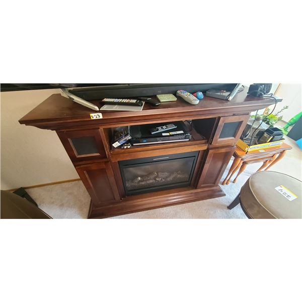 FIREPLACE TV STAND