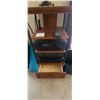Image 2 : FOUR SHELF AUDIO STAND WITH SWIVEL LAMP
