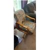 Image 2 : UPHOLSTERED SWIVEL/CASTOR ARM CHAIR