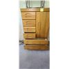 Image 2 : ARMOIRE SIX DRAWER AND SINGLE DOOR WOODFACED