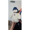 Image 3 : OILERS THEMED FLEECE BLANKET/CUSHION & SNOWMAN (SET)