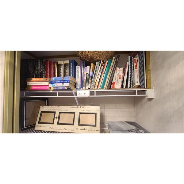 MISC. ASST. BOOKS/RIGID PLACMATS, ETC.