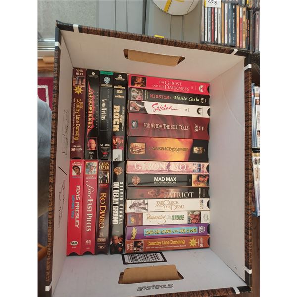AN ASSORTMENT OF 20 VHS