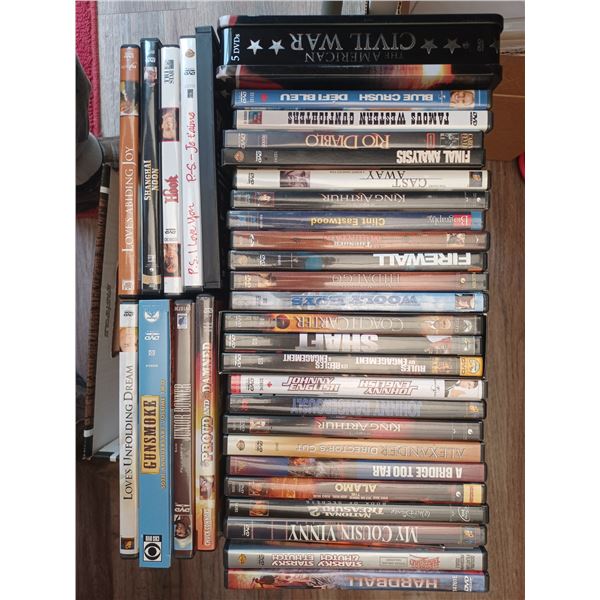 AN ASSORTMENT OF DVD'S - MOVIES AND DOCUMENTARIES - PLEASE SEE IMAGES FOR MORE DETAILS