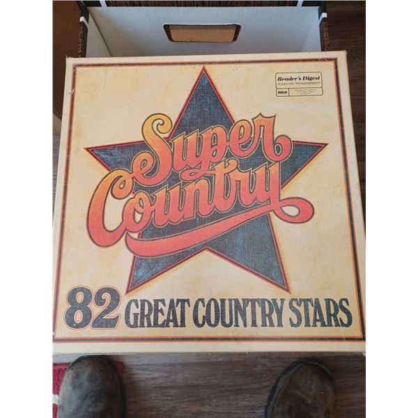 VINYL RECORDS, 82 GREAT COUNTRY STARS BY READER'S DIGGEST