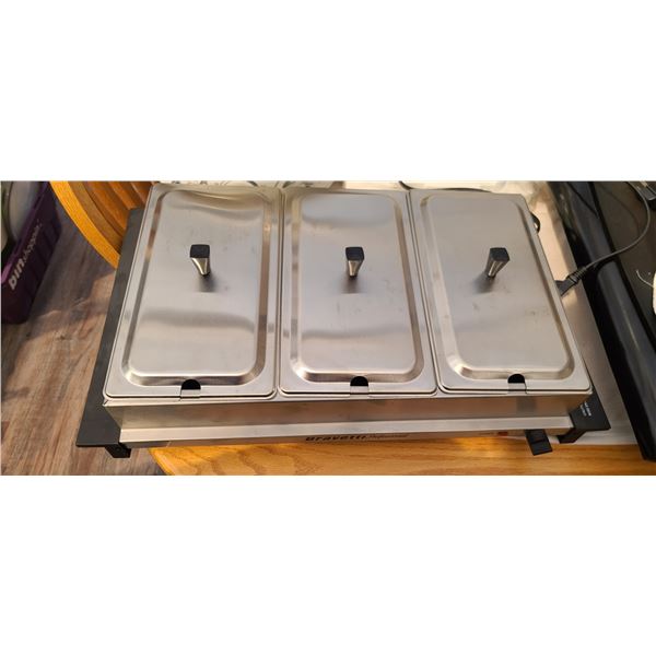 BRAVETTI GOURMET BUFFRT SERVER/ WARMING TRAY