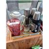 Image 1 : TWO PITCHERS; COFFEE POT, 3- S.S. THERMOS (3)
