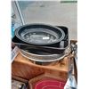 Image 1 : FOUR LARGE ROASTER TRAYS/ROASTING PANS