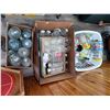 Image 1 : TWO BOXES OF MUGS AND GLASSES AND A HAMPER WITH CANNING JARS