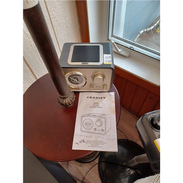CROSLEY RADIO HONEYWELL FLOOR FAN