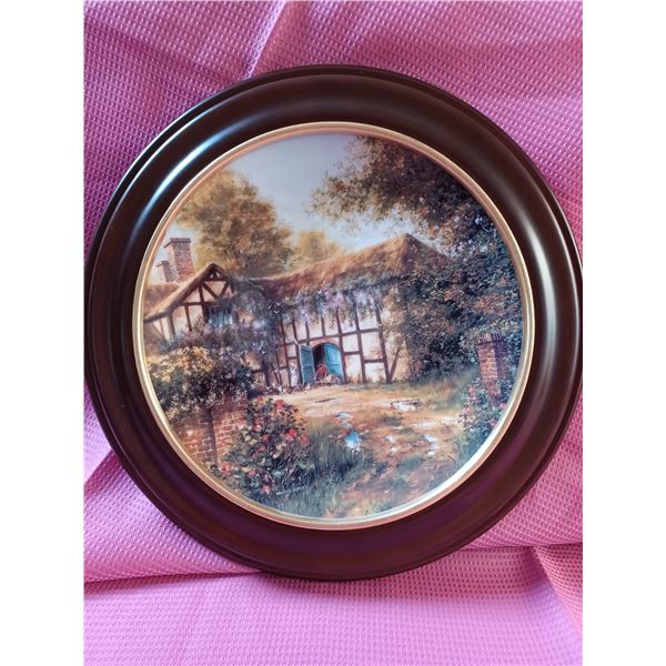 14 FRAMED - KNOWLES COLLECTABLE - PLATES. (PLEASE SEE IMAGES FOR MORE DETAILS)