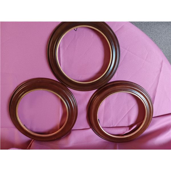 THREE COLLECTABLE PLATE FRAMES