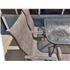 Image 3 : PATIO TABLE WITH 6  CHAIRS C/W UMBRELLA