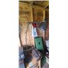 Image 1 : LAMP, BOX OF FIRE LOGS, METAL FOLDING TABLE, WOOD STAND