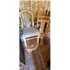 Image 1 : OAK END TABLE & 4 CHAIRS