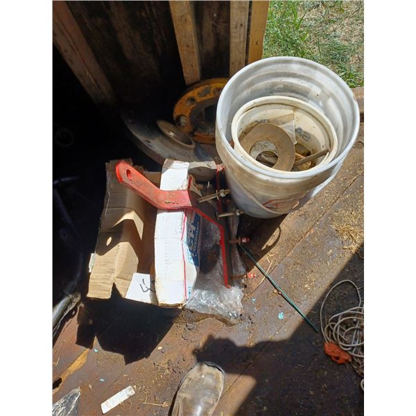 HD BALL & STEEL FLANGE (INDUSTRIAL SIZE) PARTS & SIDE MIRRORS (X2)