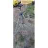 Image 2 : STILTED LAWN SPRINKLER & ASSORT. YARD TOOLS