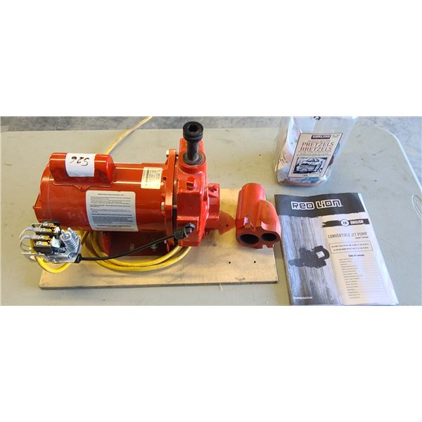 **NEW** RED LION JET PUMP c/w MANUAL & PARTS