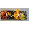Image 1 : 2 FLATS ASSORTED WEIGHTS & SIZES: RATCHET STRAPS