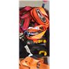 Image 2 : 2 FLATS ASSORTED WEIGHTS & SIZES: RATCHET STRAPS