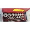 Image 2 : 21-PC 1" DRIVE SOCKET WRENCH SET - H/D INDUSTRIAL